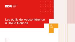 Les outils de visioconférence à l'INSA Rennes