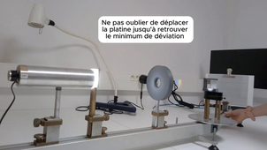 Optique-3 Refraction (minimum de déviation + décomposition spectrale)