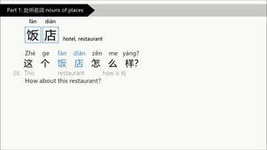 HSK 1-01 N1 Nouns of places